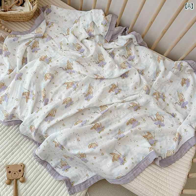 ベビー 竹 繊維 ブランケット、 夏の ベビー アイス シルク ブランケット、 子供用お 昼寝 ブランケット、 薄い ガーゼキルト、 幼稚園の サマー キルト