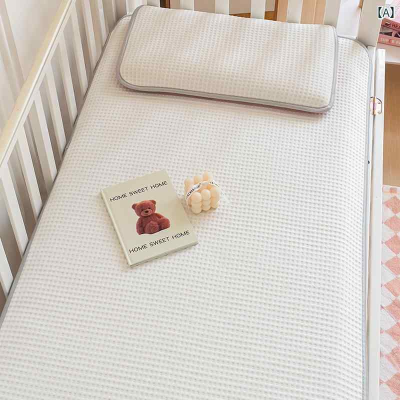 子供の 幼稚園お 昼寝 赤ちゃん アイス シルク マット 夏の 赤ちゃん 赤ちゃん スプライシング ベッド 特殊 マット 冷 感 シート