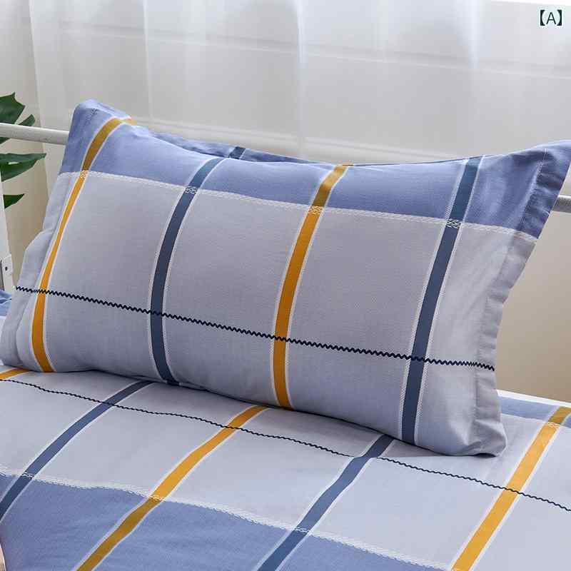 学生 寮 純 綿 枕 カバー 大学生 中学生 高校 大学 シングル 40 x 60 綿 枕 カバー 枕 芯 カバー。