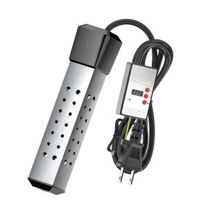 投げ込みヒーター プールヒーター 1500W ポータブルバケットヒーター 液浸ヒーター 浸水給湯器 浸漬湯沸かし器 浴槽用給湯器 インフレータブルプール 家庭 アウトドア 学校に適しています