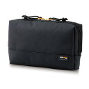 エレコム ガジェットポーチ ガジェット ポーチ 大容量 CORDURA1000 (撥水 高耐久) 6つの仕切りポケット付き ブラック BMA-CDGP01BK(2)