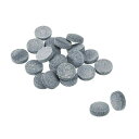 PATIKIL 直径13 mm プールキュー先端 20個 プール ビリヤード キューの先端 プールスティック交換の先端 プールスティックの先端 スヌーカーキュー先端 グレー(3)