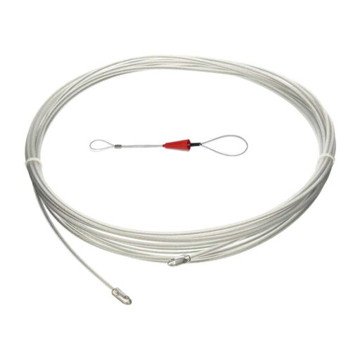 Kimlonton通線ワイヤー 配線ワイヤー 長さ10m ロッド径3mm 通線 入線 呼線工具 ケーブル牽 引具セット CD管・PF管専用 スリムヘッドで細径管も通線OK Kimlonton通線ワイヤー 配線ワイヤー 長さ10m ロッド径3mm 通線 入線 呼線工具 ケーブル牽 引具セット CD管・PF管専用 スリムヘッドで細径管も通線OK