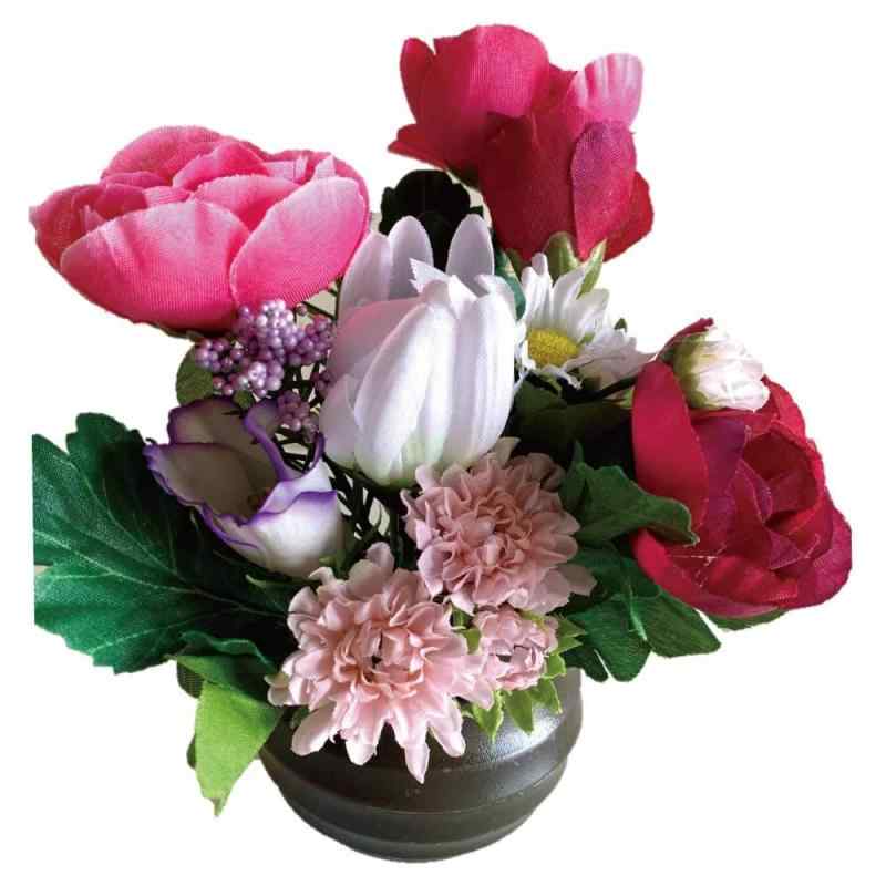 造花 はなこ 【 お供え 造花 】 仏壇用 仏花 仏壇 仏壇花 花瓶付き Ver.sp