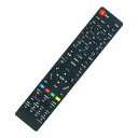 PerFascin 代用リモコン QRC-RC04 QRS-RC01 fits for 山善 YAMAZEN Qriom キュリオム 液晶テレビ QRS-50W2K QRS-43W2K QRS-24W2K QRS-60U4K QRS-49U4K QRS-(2)