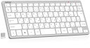 Arteck 2.4Gワイヤレスキーボード 無線 軽量 コンパクトメディア機能 ホットキー ショートカット コンピューター、デスクトップ、PC、ラップトップ、Surface、スマートテレビ、Windows11/10/8/7との(2)
