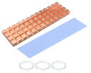 ヒートシンク 純銅 2mm 薄型 M.2 SSD 冷却用 発熱対策 サーマルパッド付き(2)