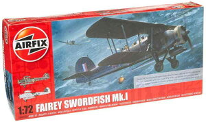 エアフィックス 1/72 イギリス海軍航空隊 フェアリー ソードフィッシュ Mk.1 プラモデル X-4053B