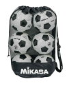 ミカサ(MIKASA) ボールバッグ メッシュ巾着型 中/大/特大サイズ ブラック(4)