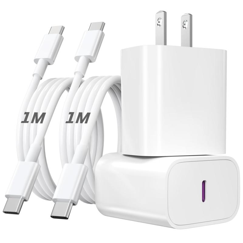 iphone16 iphone15 充電器 タイプc 20W-type-c 急速充電 USB-C [2個セット/ MFi&amp;PSE認定] 1M