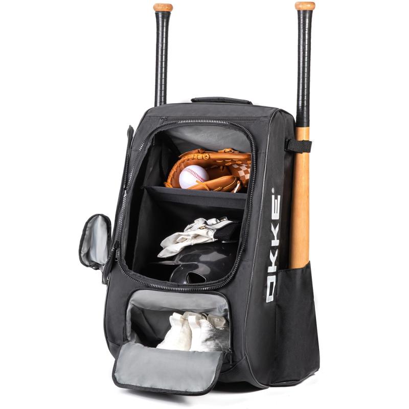 60L 野球 リュック （ クーラー バッグ 付き）、 大容量 野球用 バッグリュック （ バット 4本 収納 バックパック ）