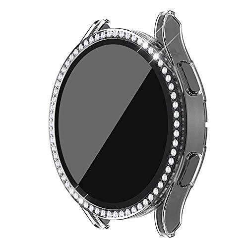 スマートウォッチ保護ケース・Galaxy Watch 4用 40mm/44mm ケース カバー 強化ガラス付き ラインストーン きらきら かわいい レディース 保護カバー 保護ケース ギャラクシーウォッチ スマートウ スマートウォッチ保護ケース・Galaxy Watch 4用 40mm/44mm ケース カバー 強化ガラス付き ラインストーン きらきら かわいい レディース 保護カバー 保護ケース ギャラクシーウォッチ スマートウ