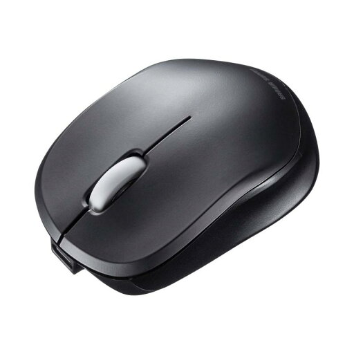 サンワサプライ 静音BluetoothブルーLEDマウス(充電式・ブラック) MA-BBS308BK サンワサプライ 静音BluetoothブルーLEDマウス(充電式・ブラック) MA-BBS308BK
