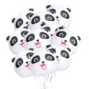ledmomo 30pcs パンダバルーン パンダ風船45cm*38cm かわいい 動物風船 100日祝い 飾り 男の子 女の子 誕生日 飾り付け パーティー ...