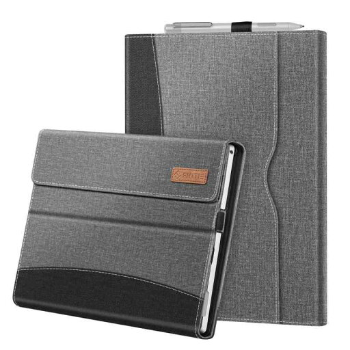 Fintie Microsoft Surface Pro 7 Plus/ 7 / 6 / 5 2017 / 4 / 3 ケース カバー 全面保護 薄型 スタンド機能付き マルチ視角 PU レザー ポケット付き ペンホルダー付き 収納性 Fintie Microsoft Surface Pro 7 Plus/ 7 / 6 / 5 2017 / 4 / 3 ケース カバー 全面保護 薄型 スタンド機能付き マルチ視角 PU レザー ポケット付き ペンホルダー付き 収納性