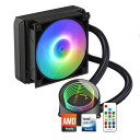 Dracaena CPU Liquid Cooling System, Air-Cooled Radiator with Anti-Leakage Technology, Chamber Pump, High Efficiency Radiator fo(2)