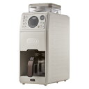 【Toffy/トフィー】 全自動ミル付カスタムドリップコーヒーメーカー K-CM9 ミル ドリップ 豆挽き 無段階グラインド 温度設定 味わい3段階 タイマー機能 クリーニングモード搭載