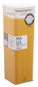 小久保工業所 ドライキャニスター HAUS フードストッカー 2250ml (密閉保存/パスタ等の保管に) プラスチック ポケット付 コンテナ 保存容器 KK-396(3)