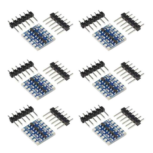 VKLSVAN 6個 セット 双方向ロジックレベル変換モジュール 4チャンネル 3V~5V IIC I2C ロジックレベル変換器 VKLSVAN 6個 セット 双方向ロジックレベル変換モジュール 4チャンネル 3V~5V IIC I2C ロジックレベル変換器