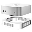 Mac Mini M4/M4 Pro用スタンド プラスチック、滑り止め、通気放熱、過熱防止、PSITEK Plastic Stand for Mac Mini M4/M4 Pro(3)