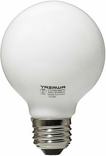 ヤザワコーポレーション ボール電球 60W形 径70mm ホワイト GW100V57W70 ヤザワコーポレーション ボール電球 60W形 径70mm ホワイト GW100V57W70