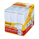 maxell CD/DVDバインダー .ディスク24枚収納可能箱.不織布ケース12枚付き BND-24C.3BOX(2)