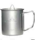 TiTAN WORKS(タイタンワークス) チタンマグ マグカップ カップ コップ 300ml 軽量 頑丈 直火 アウトドア キャンプ 登山 クッカー シェラカ...