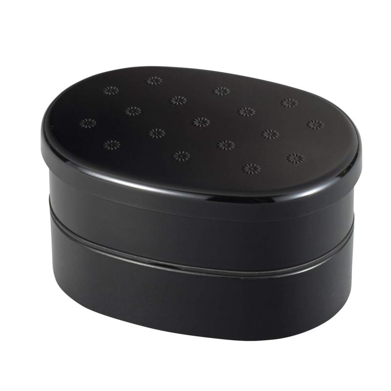 宮本産業弁当箱黒上段210ml下段...