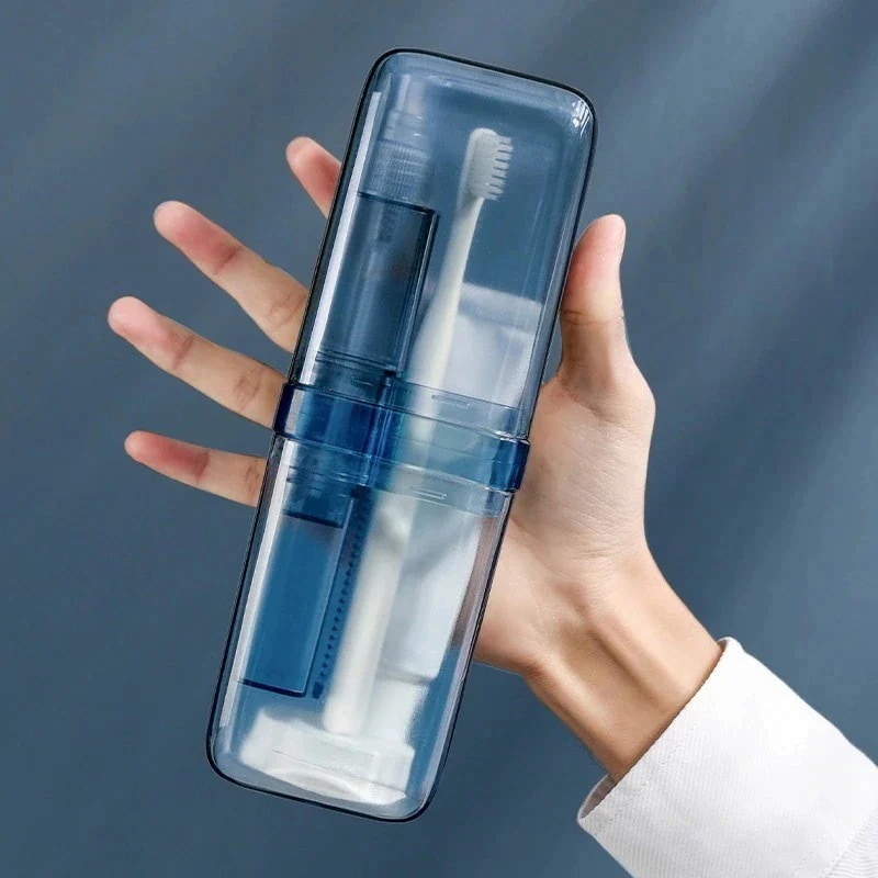 家庭用洗浄カップとマウスウォッシュカップセット歯ブラシと歯磨き粉の収納ボックスデンタルキットボックス旅行用洗浄カップセットポータブル4404