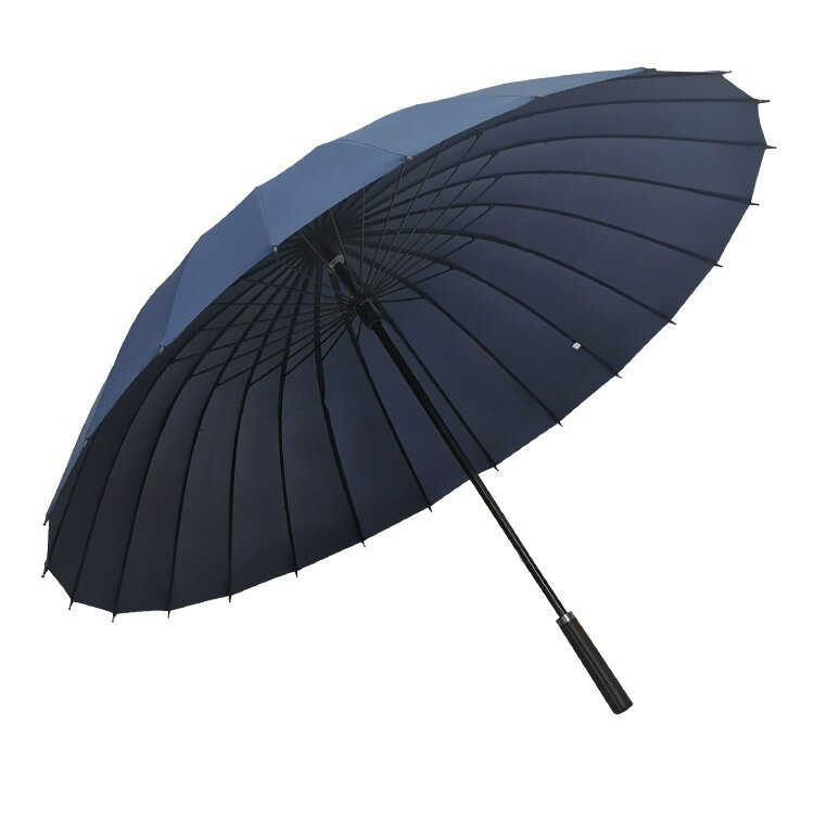 24骨強化超大型ストレート防水傘ロングハンドルメンズビジネス防風ゴルフ傘