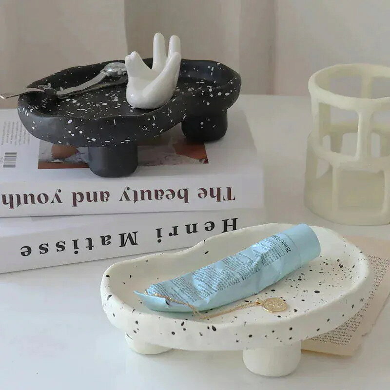 メガ割ハイフットトレイジュエリー収納オーナメントアロマテラピーアレンジメントデコレーションフォト..