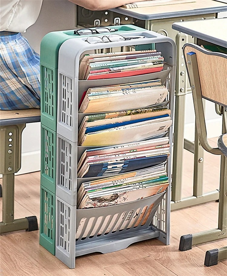 韓国ファッション デスクトップ 本棚 家庭用 ブックボックス 収納ラック 学生 デスクトップ収納