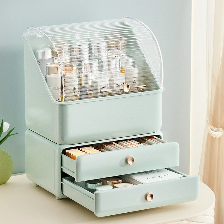 コスメ収納ボックス コスメ収納 コスメボックス メイクボックス 大容量 仕切り 化粧ボックス 化粧品 収納 ボックス メイク収納 ケース 化粧品入れ 収納ボックス 引き出し 省スペース 小物入れ 卓上