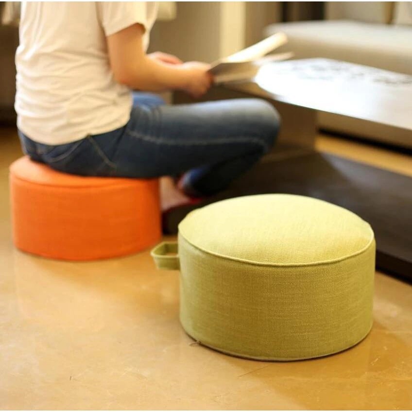 【今月の新型】高反発 クッション フロアクッション 座布団 スツール 円形クッション おしゃれ シンプ..