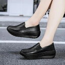 【超お得 つ買うと 個もらえる】 % OFF【早い者勝ちタイムセール】スリッポンナースシューズローカットプラットフォームシューズダイエットスニーカーレディースウ...