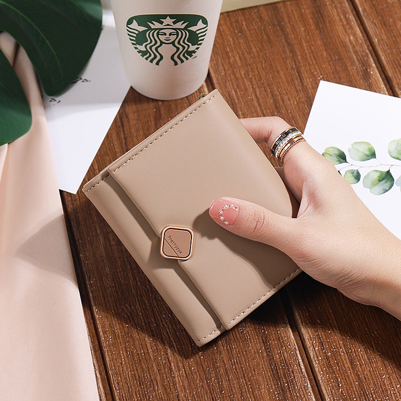 ブランド新調したい財布二つ折りカードケース多機能性スキミング防止ミニバッグ小さい財布レディース韓..