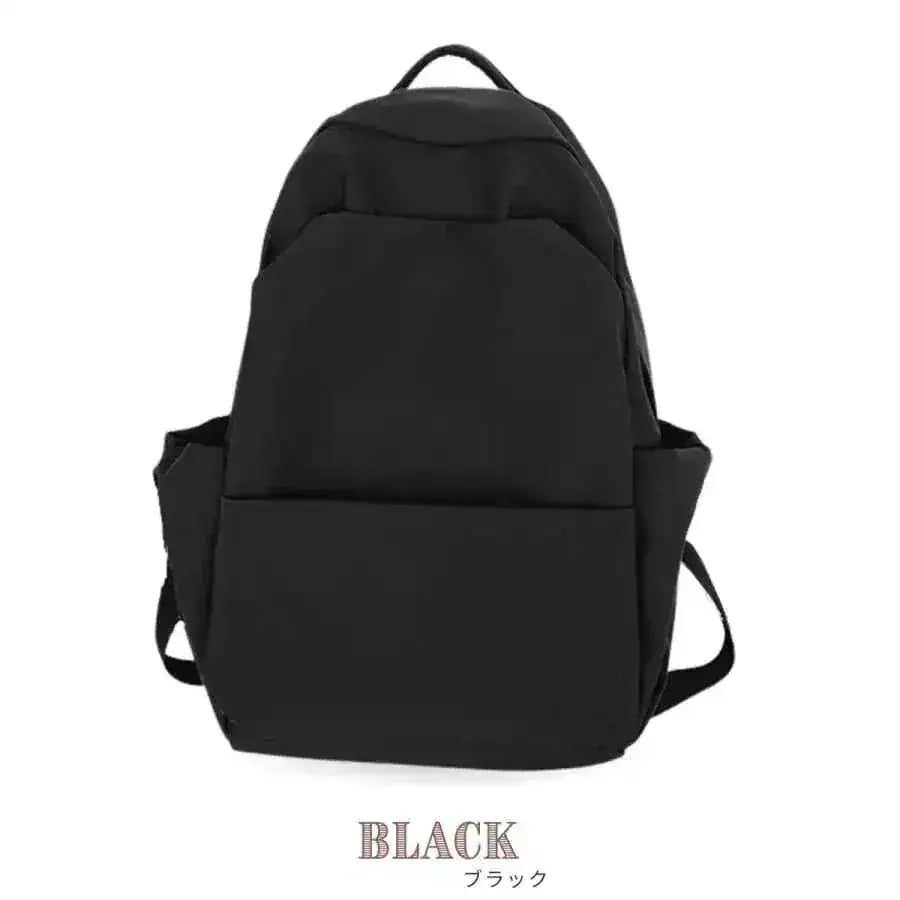 バックパックリュック レディース 軽い a4 ナイロン 撥水 おしゃれ 大容量 メンズ 収納 軽量 通学 通勤 シンプル 黒 大学生 高校生 中学生 女性