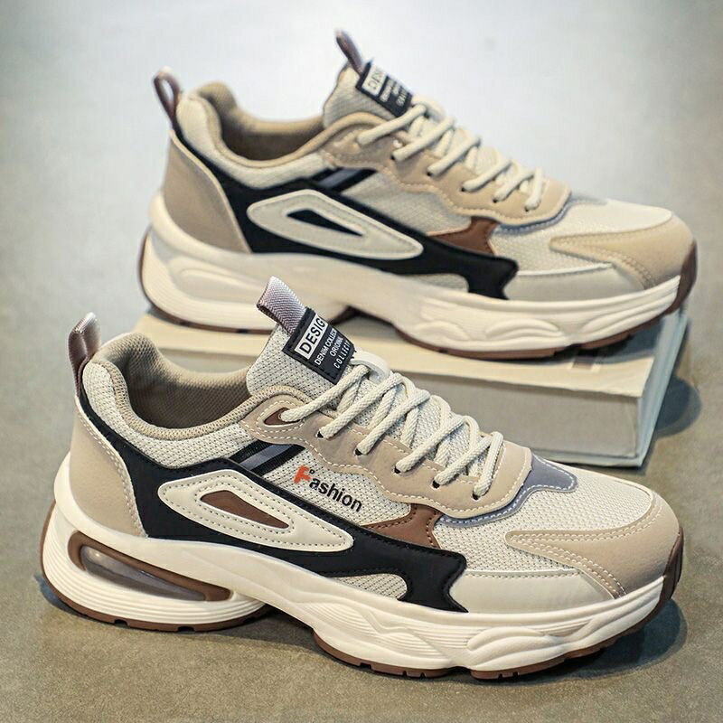 スニーカー 秋 メンズシューズ 新作 通気 メッシュ ティーン スポーツ 韓国風 トレンド 汎用 厚底 レジャー