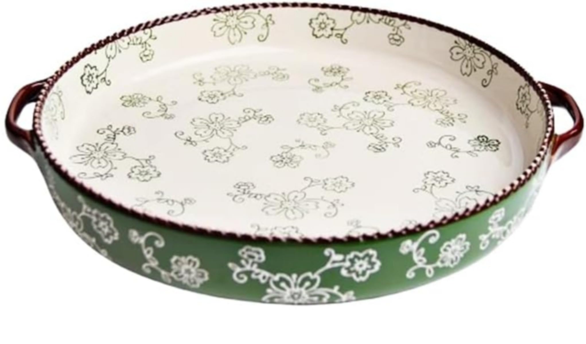 グラタン皿 セラミック ベーキングディッシュ ピザ焼き トレー ベーキングウェアサクラプレート ディッ..