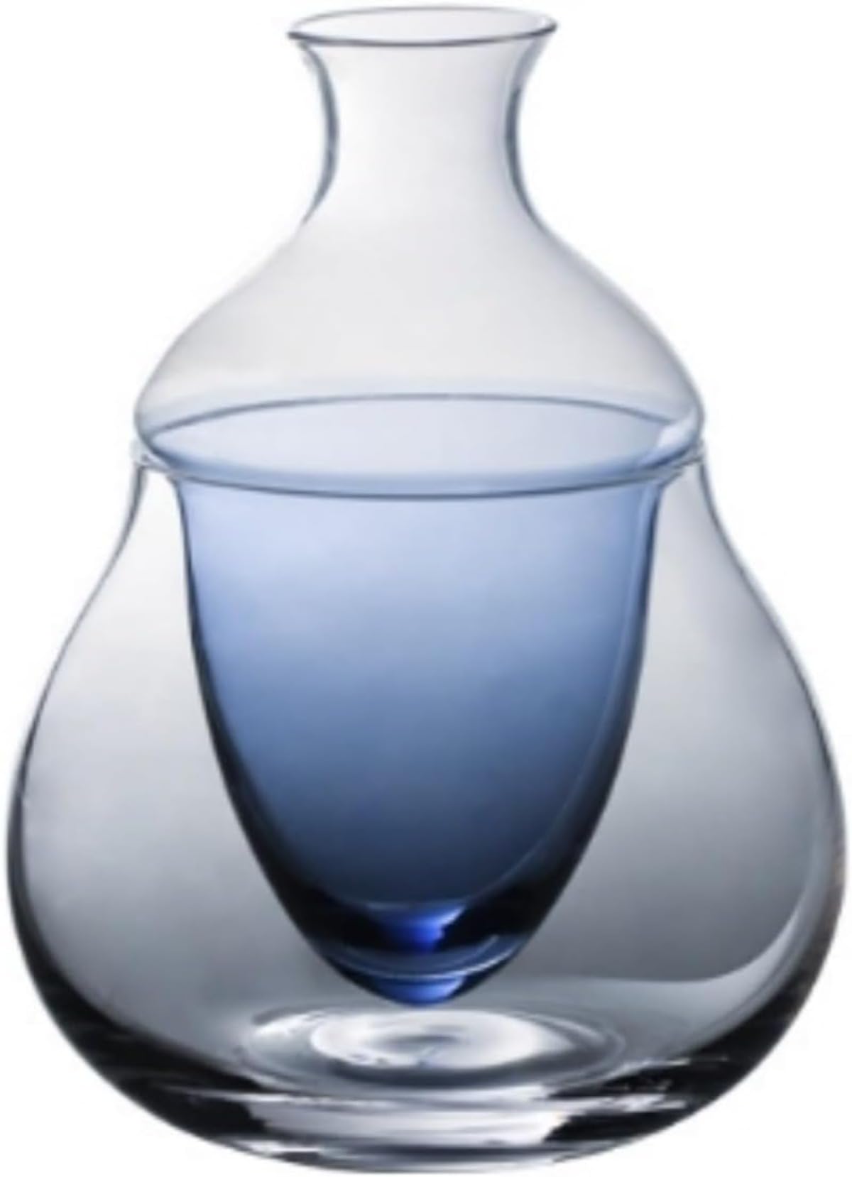 Conutoo ガラス徳利セット、保冷剤付酒器セット、保冷剤付、冷酒瓶、ポケットボトル、断熱、耐熱グラス..