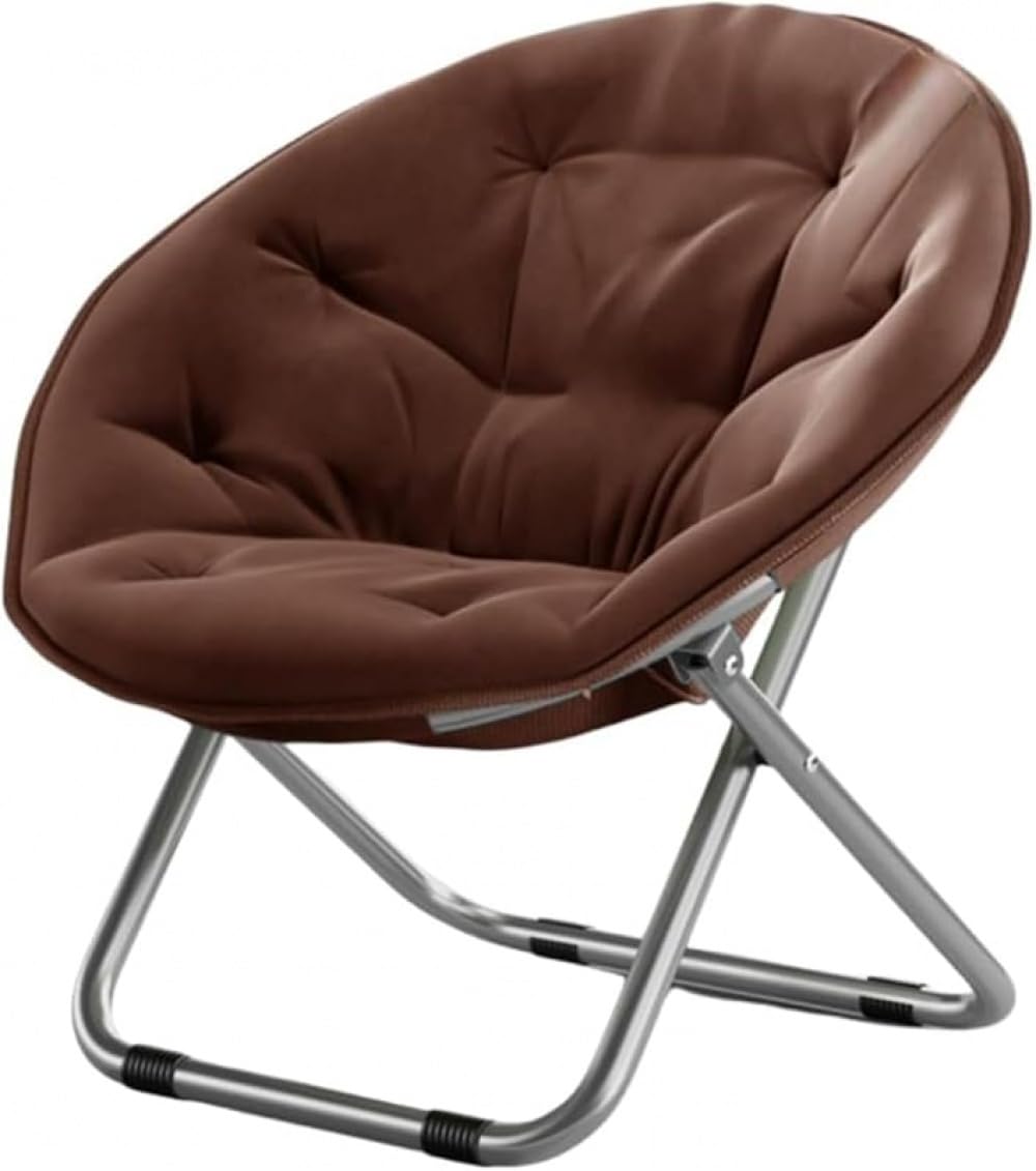 レイジーソファ/リクライニングチェア：大型大人用ムーン & サンデザイン、折りたたみ可能で背もたれ組み立て不要、リビング・バルコニー・寝室・ビーチで使える自宅・レジャー多機能ソファ