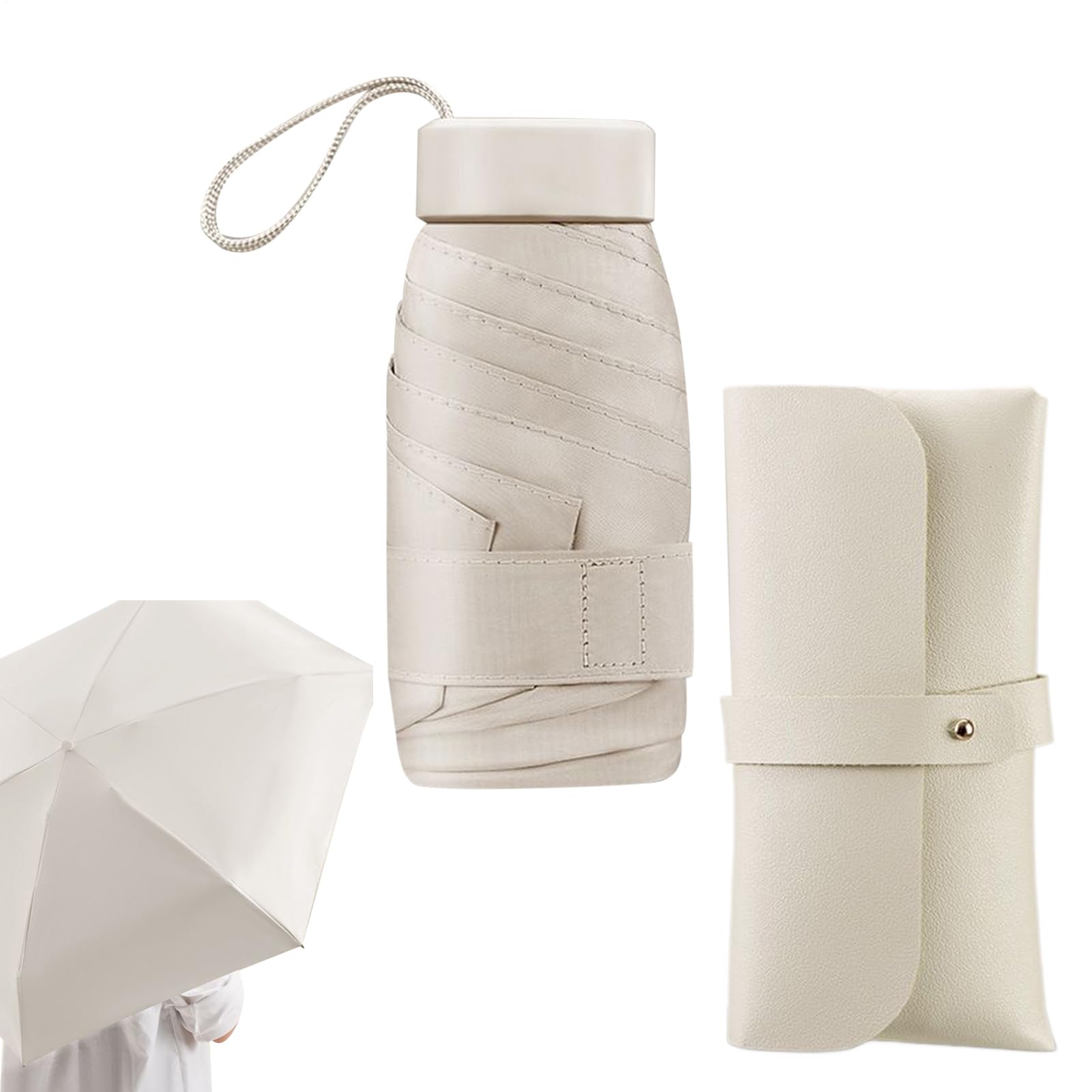 ミニ傘 | UVカット日傘 遮光 - 日常通勤・スポーツ・アウトドア ビーチ・ピクニック・旅行・キャンプ