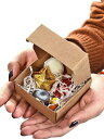 ギフトボックス 小 50枚セット ミニダンボール 名刺入れ 小箱 クラフト紙製 無地 組立て式 キャンディボックス お菓子箱 小物 クッキーボックス 包装ボックス パーティー ダンボール アクセサリー 結婚式 子供の日 クリスマス (55*55*25mm)