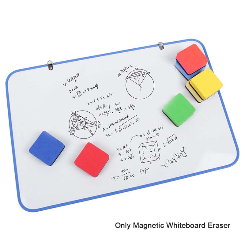 磁気ホワイトボード フェルトイレーザー 消しゴム ミニ黒板クリーナー マグネット付き 黒板消し 子供 ..