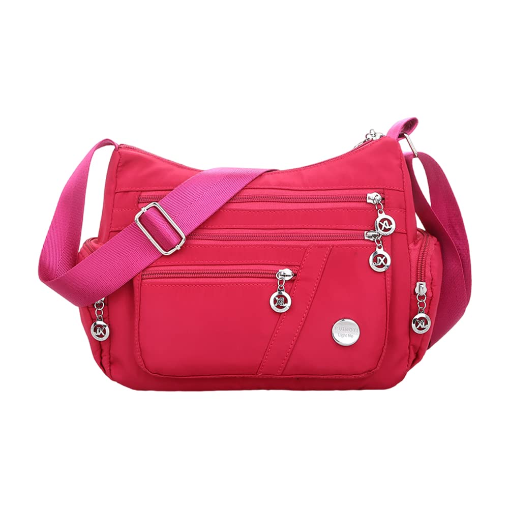 [] ショルダーバッグ レディース 斜めがけ マザーバッグ 超軽量 多層 大容量 軽量 ナイロン 防水 肩掛..