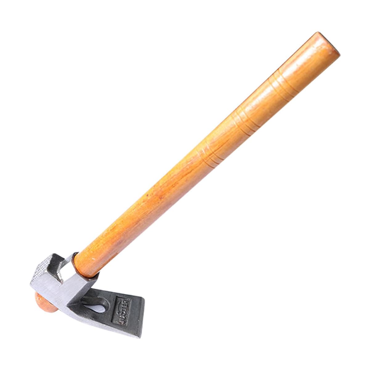 片手鍬 バチ型 鍛造タケノコ唐鍬 ガーデンツール 3つのサイズ ハンドル付き 平鍬 木製 小型鍬 家庭用 ..