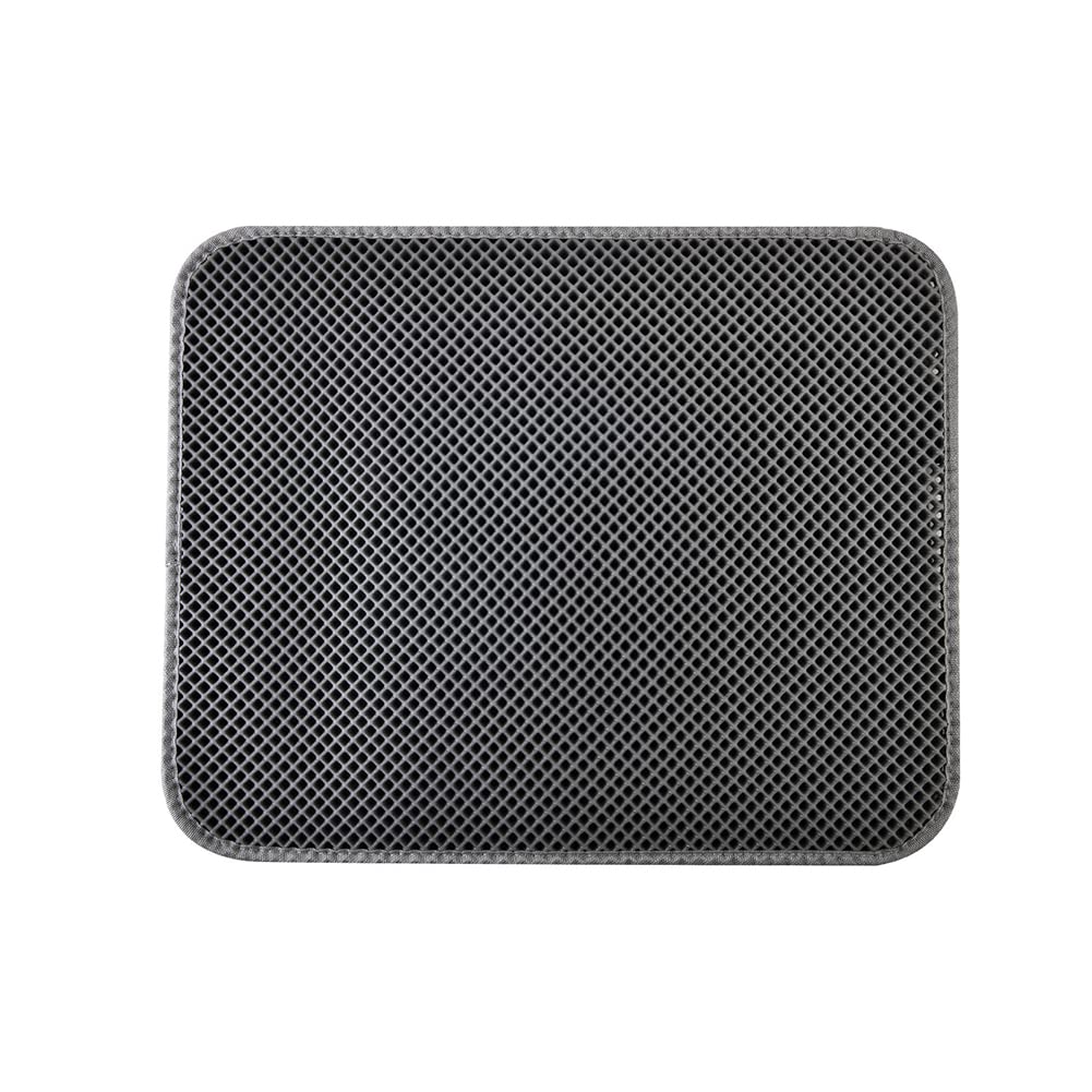 猫砂マット 猫トイレマット 猫砂取りマット 二重構造 飛び散り防止マット 滑り止め 防水 防カビ 臭さ防..