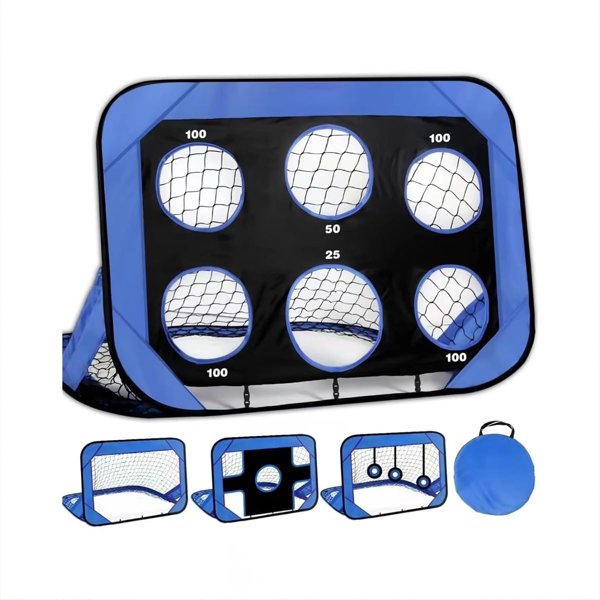 サッカーゴール 折りたたみ式 ミニ 子供用 トレーニング 室内/屋外兼用 幼児用 練習用 ポータブル 持ち..