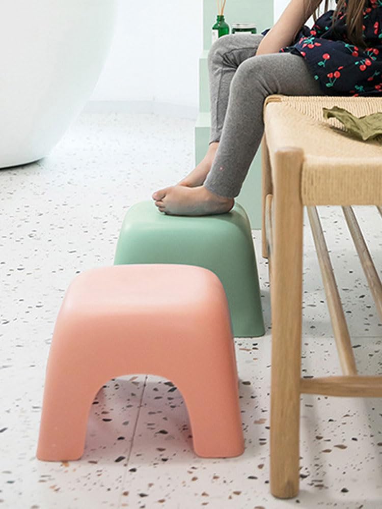 2個入り 子供用スツール キッズチェア 幼児イス 親子腰掛け 風呂椅子 高さ16cm 軽量 滑り止め 抗菌加工 小さい カビない おしゃれ バスチェア
