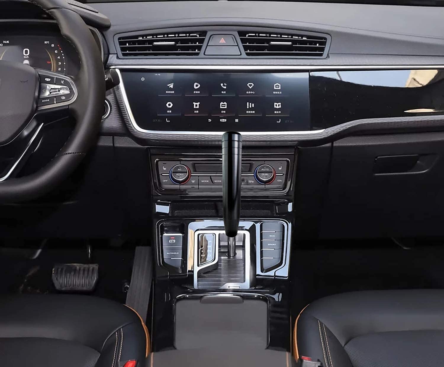 ギア スティック レバー シフター ノブ車用 シフトノブ ロングアルミシフトノ